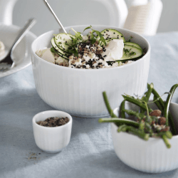 Image showing the Hammershøi Bowl, 17cm, White product.