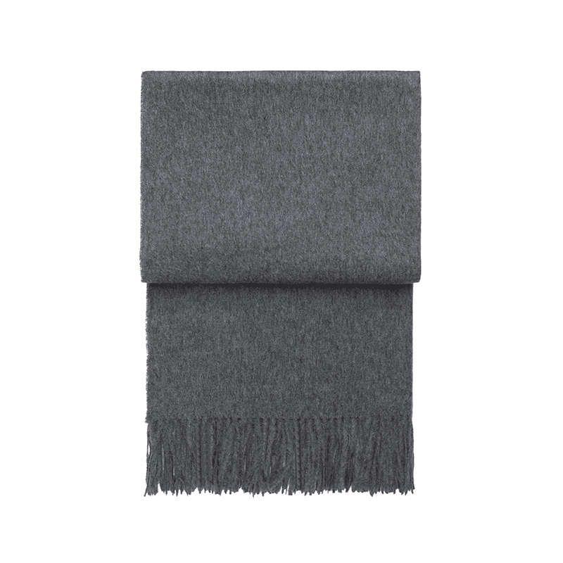 Classic Plaid Throw, H200cm x W130cm, Grey