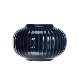 Image showing the Hammershøi Tea Light Holder, Indigo product.
