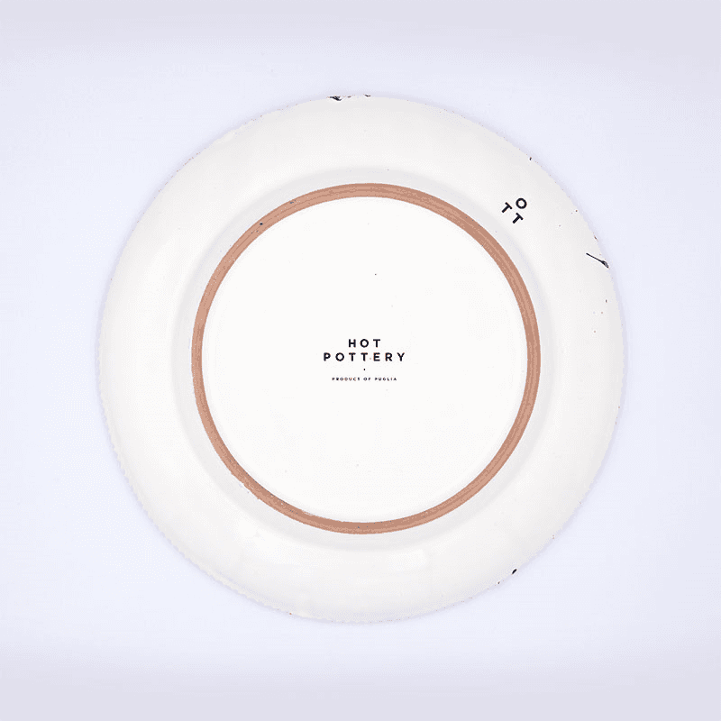 Splatter Side Plate, D21cm, Blueberry