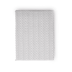 Image showing the Herringbone Super King Duvet Cover, Grey product.