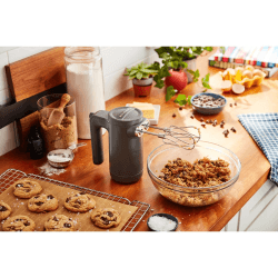 Image showing the Cordless Hand Mixer, Charcoal Grey product.