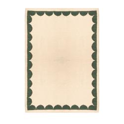 Image showing the Cavea Rug, 170 x 250cm, Forest Green product.