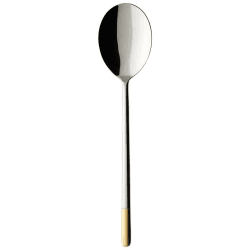 Image showing the Ella Dinner spoon, stainless steel with partial gold plate product.