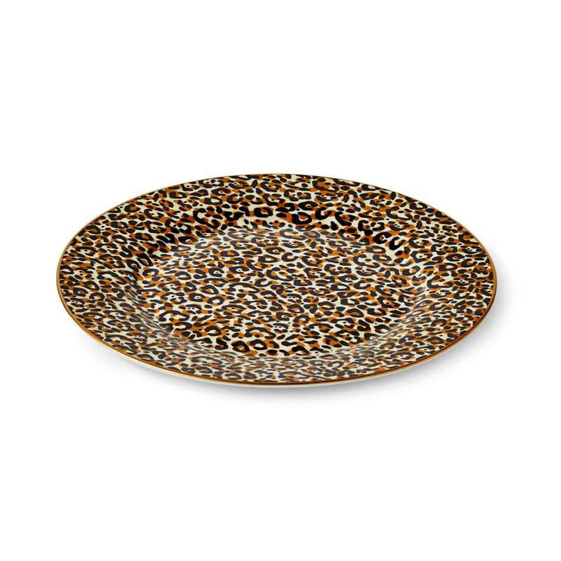 Creatures of Curiosity Set of 4 Plates, D20.5cm, Leopard