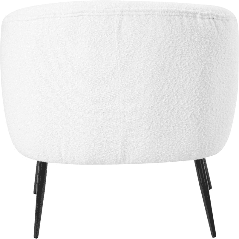 Siena Boucle Accent Chair, White