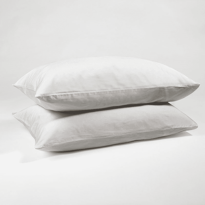 The Original 300 Thread Count Sateen Pair of Pillowcases, Standard, Dove Grey