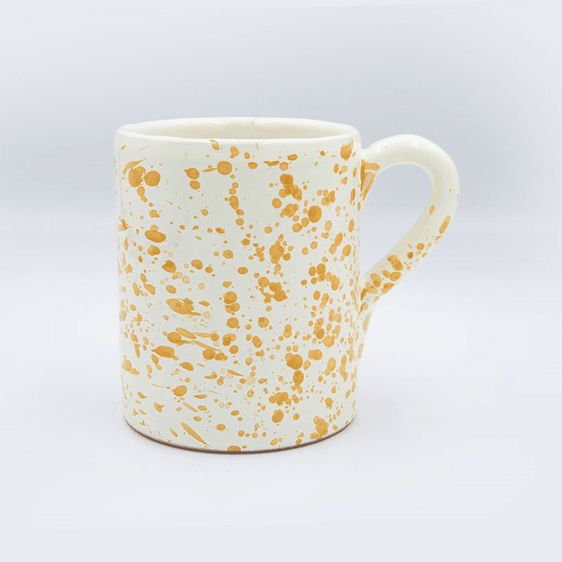 Splatter Mug, H10cm, Burnt Orange