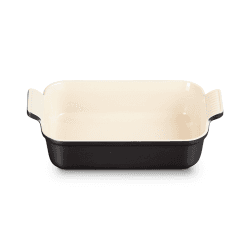 Image showing the Stoneware Rectangular Dish - 26cm; Satin Black product.