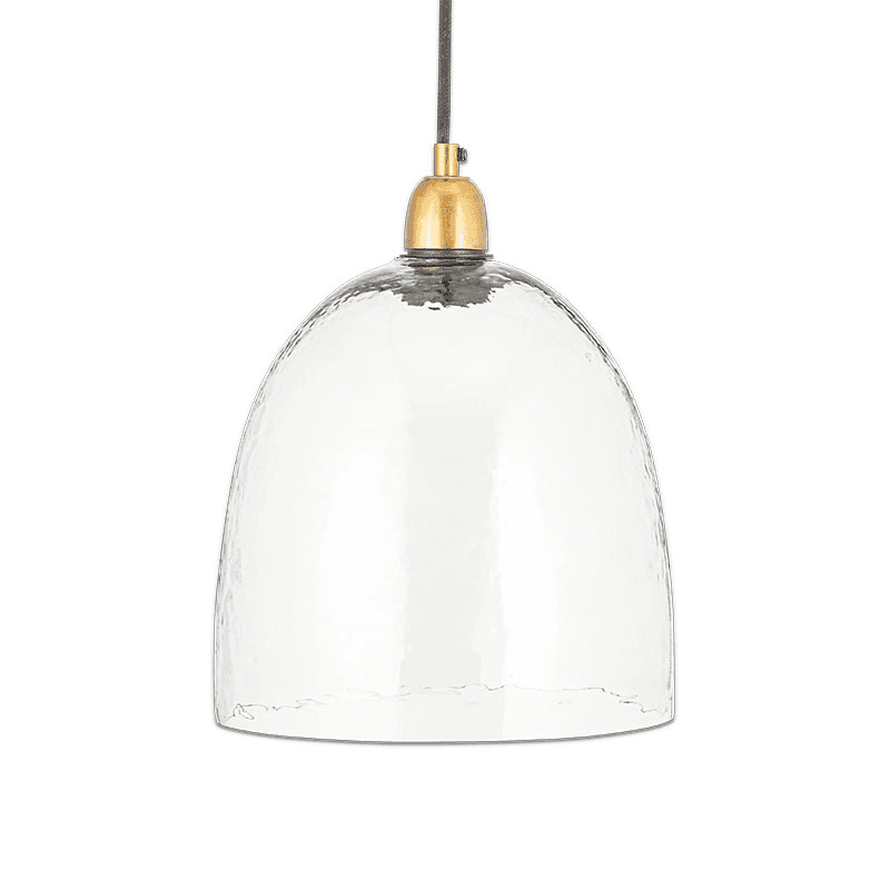 Malikka Recycled Glass Shade, D23cm, Clear