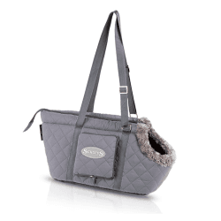 Image showing the Wilton Pet Carrier, 38 x 20 x 24cm, Grey product.