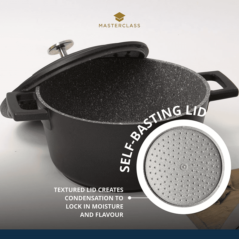 Cast aluminium casserole dish, 20cm/2.5 litre