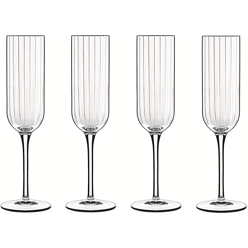 Bach set of 4 flute  glasses, 210ml