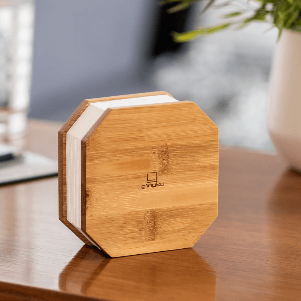Smart Accordion Lamp, Bamboo