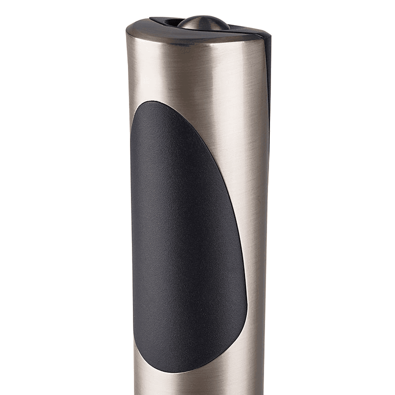 Richmond Electric Salt & Pepper Mill Set, 21cm, Brushed Metal