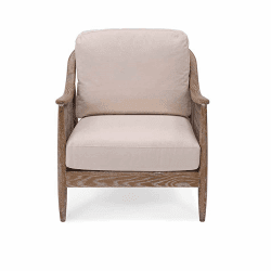 Image showing the Templecombe Rattan Armchair, Oatmeal product.