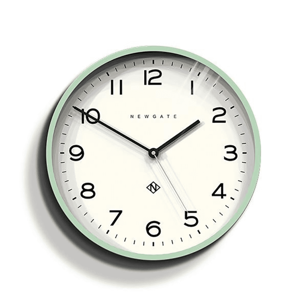 Echo Number three Wall clock, Dia37cm, Neo Green