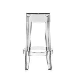 Image showing the Philippe Starck 2005 Charles Ghost Stool, H65cm, Crystal product.