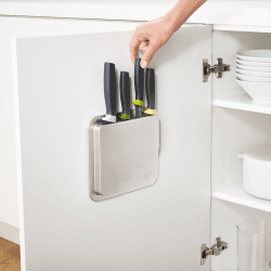 Image showing the DoorStore Set of 4 knives, Grey product.