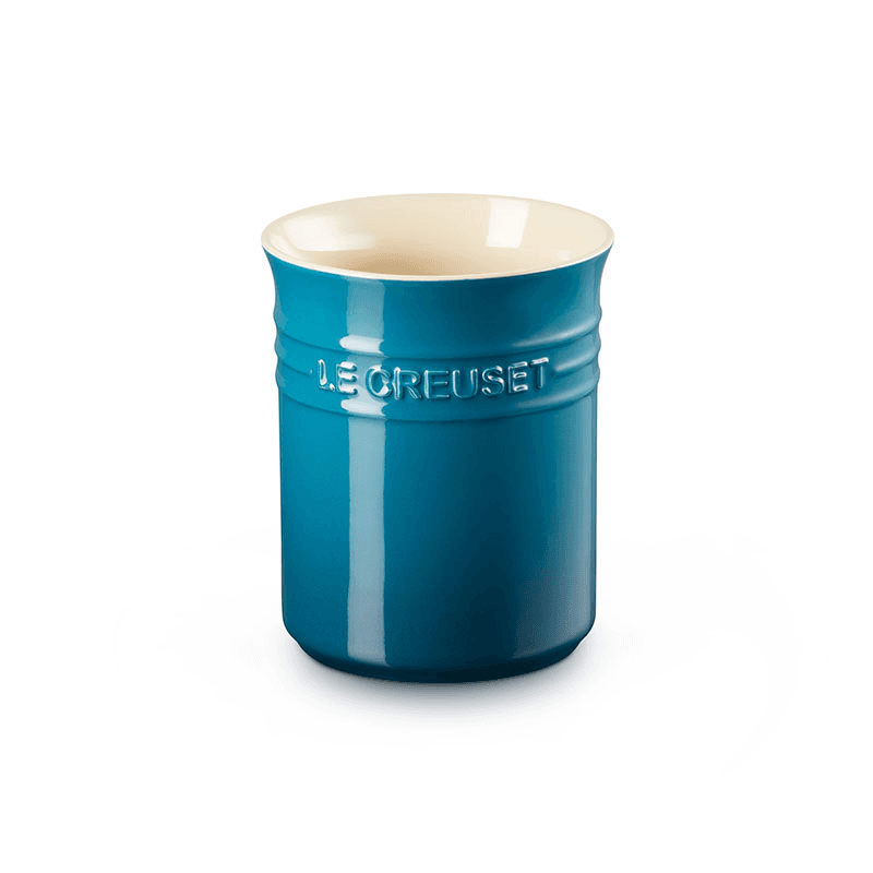 Le Creuset Stoneware Small Utensil Jar Deep Teal