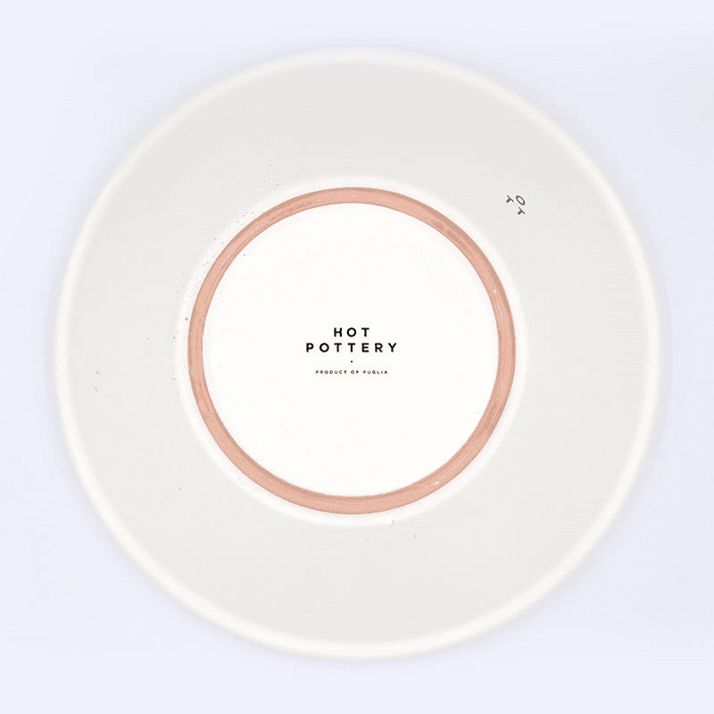 Splatter Salad Bowl, D24cm, Burnt Orange