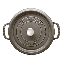 Image showing the Round cocotte, 24cm, Graphite Grey product.