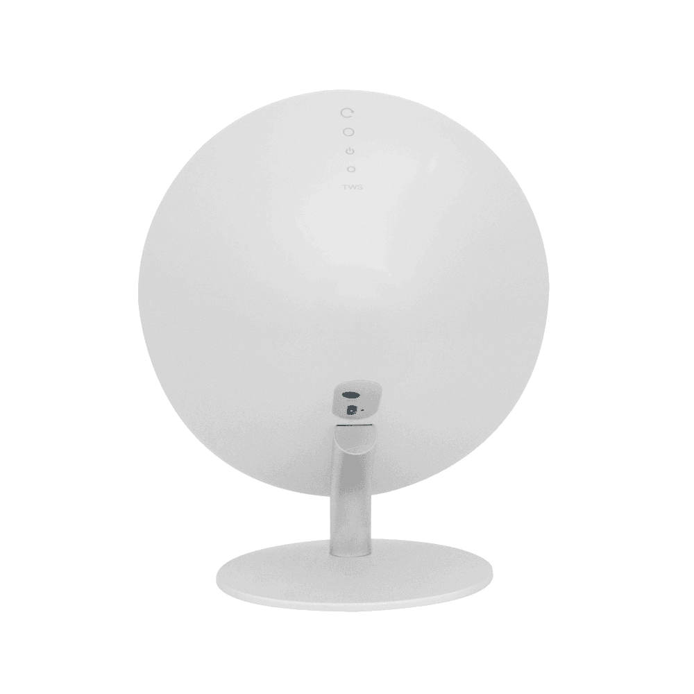 Mini Halo One Bluetooth speaker, H16 x L14 x D6cm, Matt White