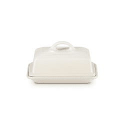Image showing the Stoneware Butter dish, 17 x 13 x 9cm, Meringue product.
