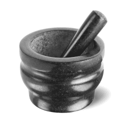 Image showing the Granite Pestle & Mortar 18cm, Black product.