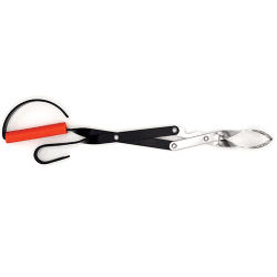 Image showing the Premium BBQ tongs, Silver/Black product.