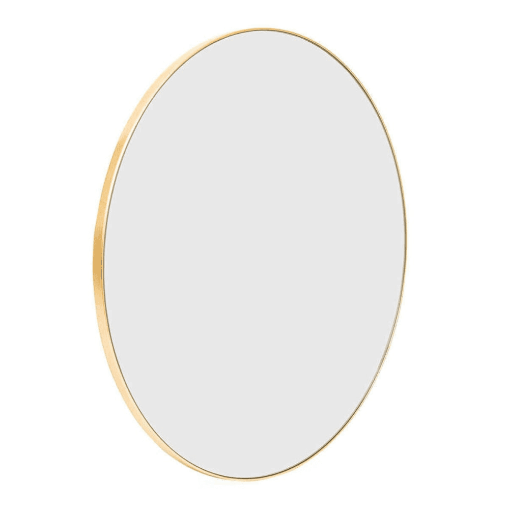 Fine Edge Edge Mirror, 60cm, Gold