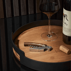 Image showing the Liquid Lounge Liquid Lounge Waiter's Corkcrew, L13cm, Brushed Steel product.