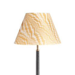 Image showing the Empire Shade, 30cm, gold and white Porto hand made marble paper product.