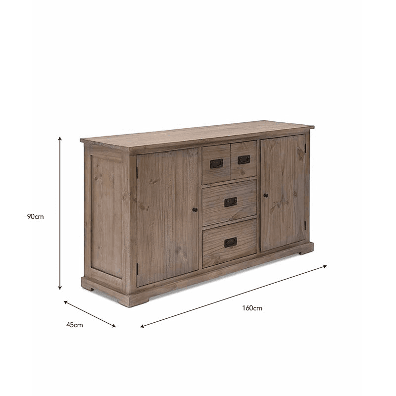 Topsham Sideboard, 160cm, Natural