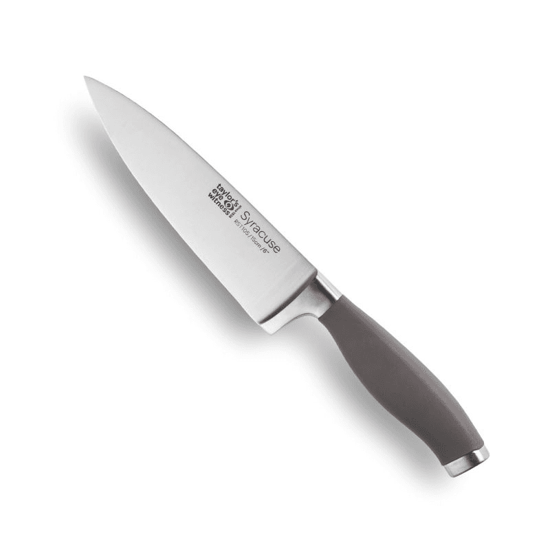Syracuse Soft Grip Chef Knife, 15cm, Grey