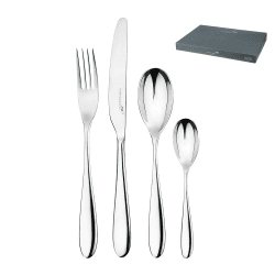 Image showing the Santol 42 piece cutlery set, mirror finish product.