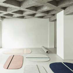 Image showing the Oona Rug, L240 x W175cm, Blue product.
