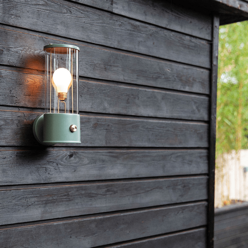 The Muse Farrow & Ball Wall Light, Pleasure Garden