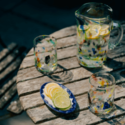 Image showing the Terrazzo Set of 2 Tumblers, 350ml, Multi product.