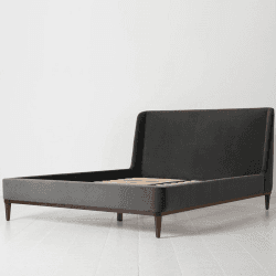 Image showing the Bed 02 Velvet King Size Frame, Charcoal product.