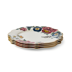 Image showing the Creatures of Curiosity Set of 4 Plates, D27cm, Multi product.