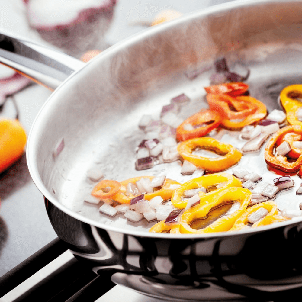 1000 5 piece saucepan set, Stainless Steel