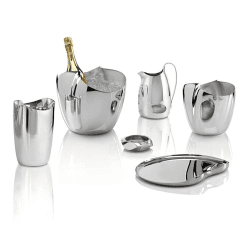 Image showing the Drift Champagne bucket small, D19 x H21 x W23.5cm, Stainless Steel product.