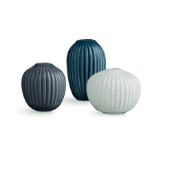 Image showing the Hammershoi Set of 3 mini vases, Green product.