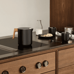 Image showing the Nordic Kitchen Induction Kettle, 1L, Black product.