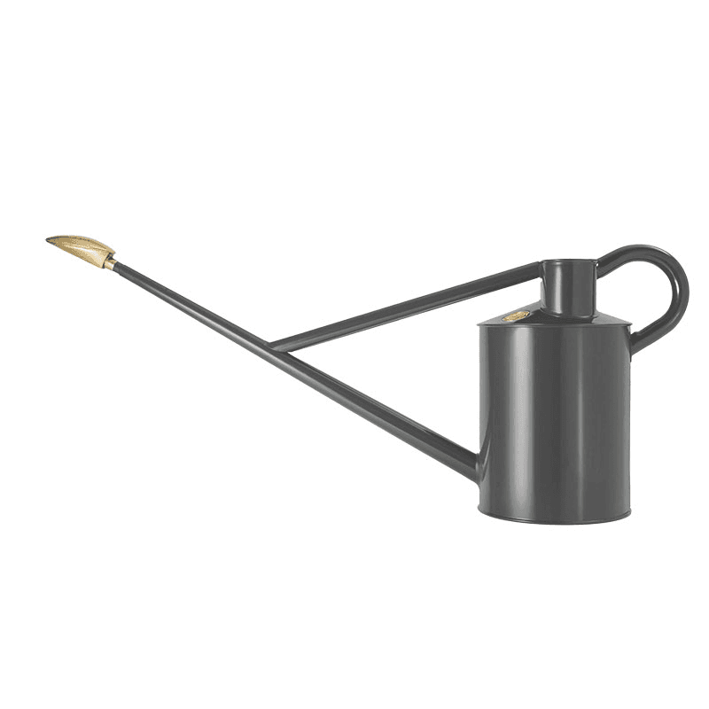 The Warley Fall Watering Can, 2 Gallons, Graphite