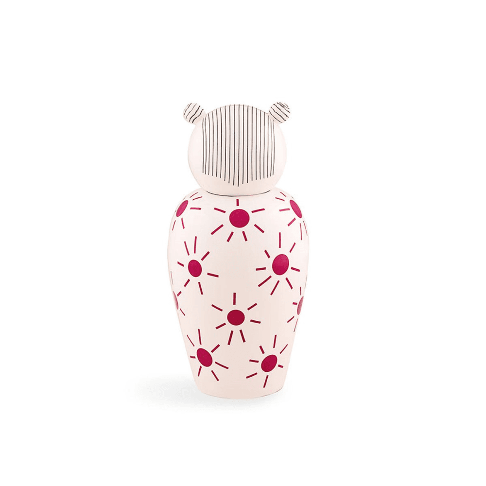 Canopie, Vase with Lid, Pink