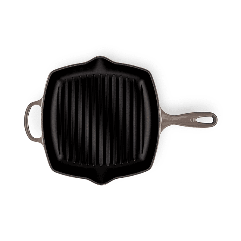 Signature Cast Iron Square grillit, 26cm, flint