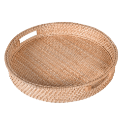 Image showing the Round Set of 2 Trays, D90cm, Rattan product.