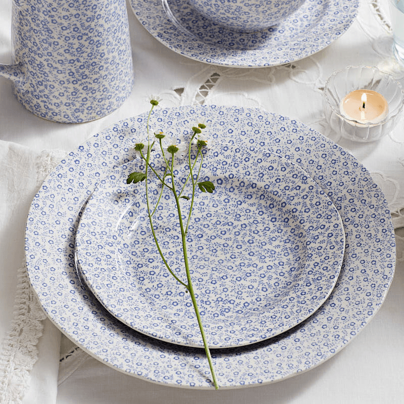Felicity Plate, D19cm, Pale Blue
